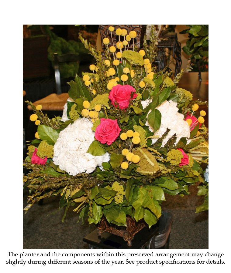 Preserved Bright Floral Arrangement