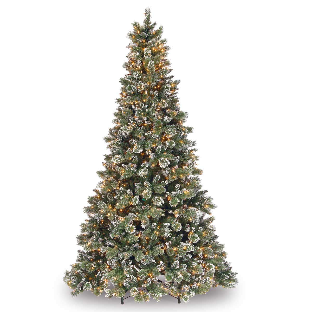 National Tree Company 9 foot Glittery Bristle Full Pine Tree with