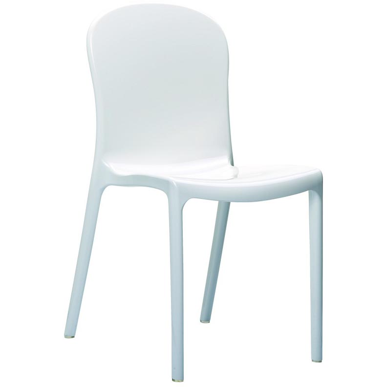 Victoria Polycarbonate Modern Dining Chair (Set of 2)