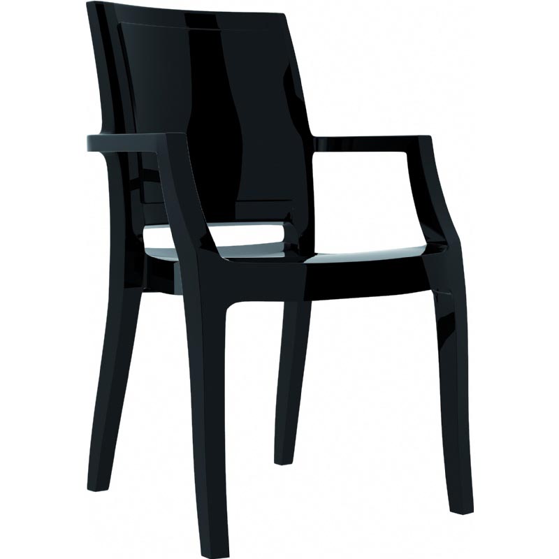 Arthur Polycarbonate Modern Dining Chair (Set of 4)