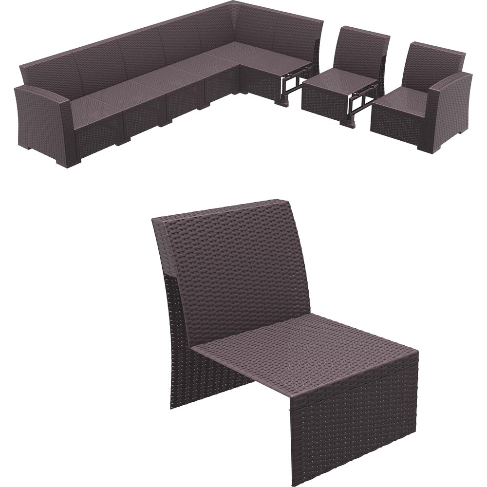 Monaco Sectional Extension Part With Cushion