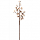 31 inch Real Cotton Pods on Artificial Stem - CLOSEOUT