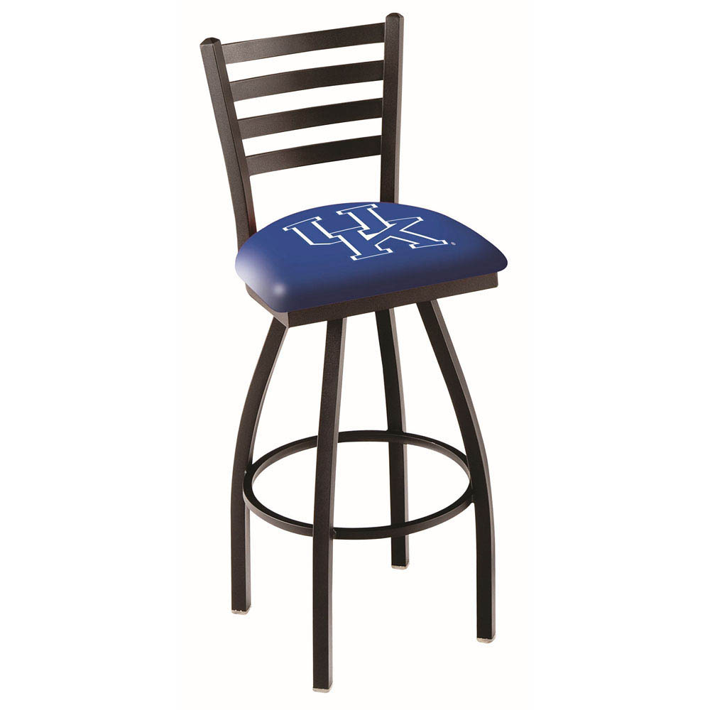 inch Black Kentucky UK Ladder Back Swivel Bar Stool