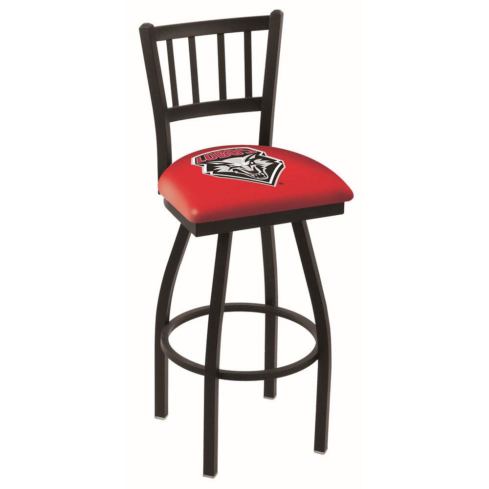 inch Black New Mexico Jailhouse Back Swivel Bar Stool