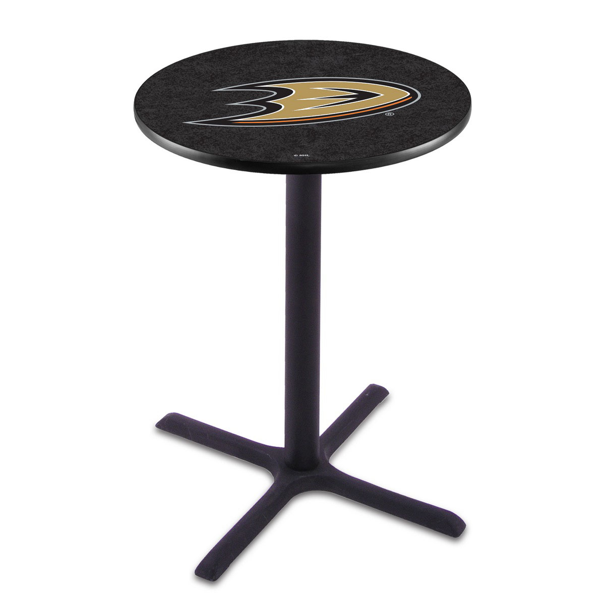 Anaheim Ducks Black Wrinkle Pub Table