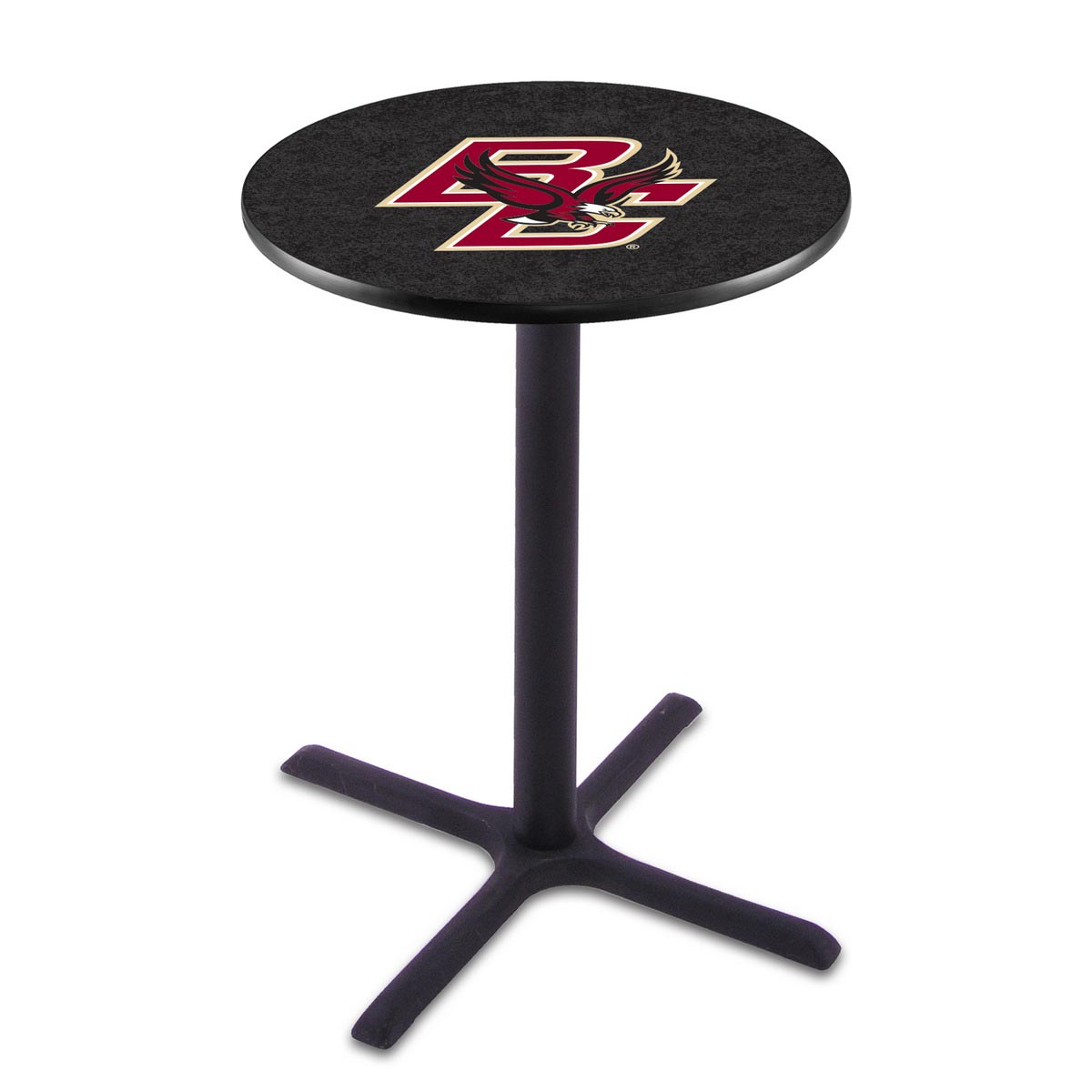 Boston College Black Wrinkle Pub Table