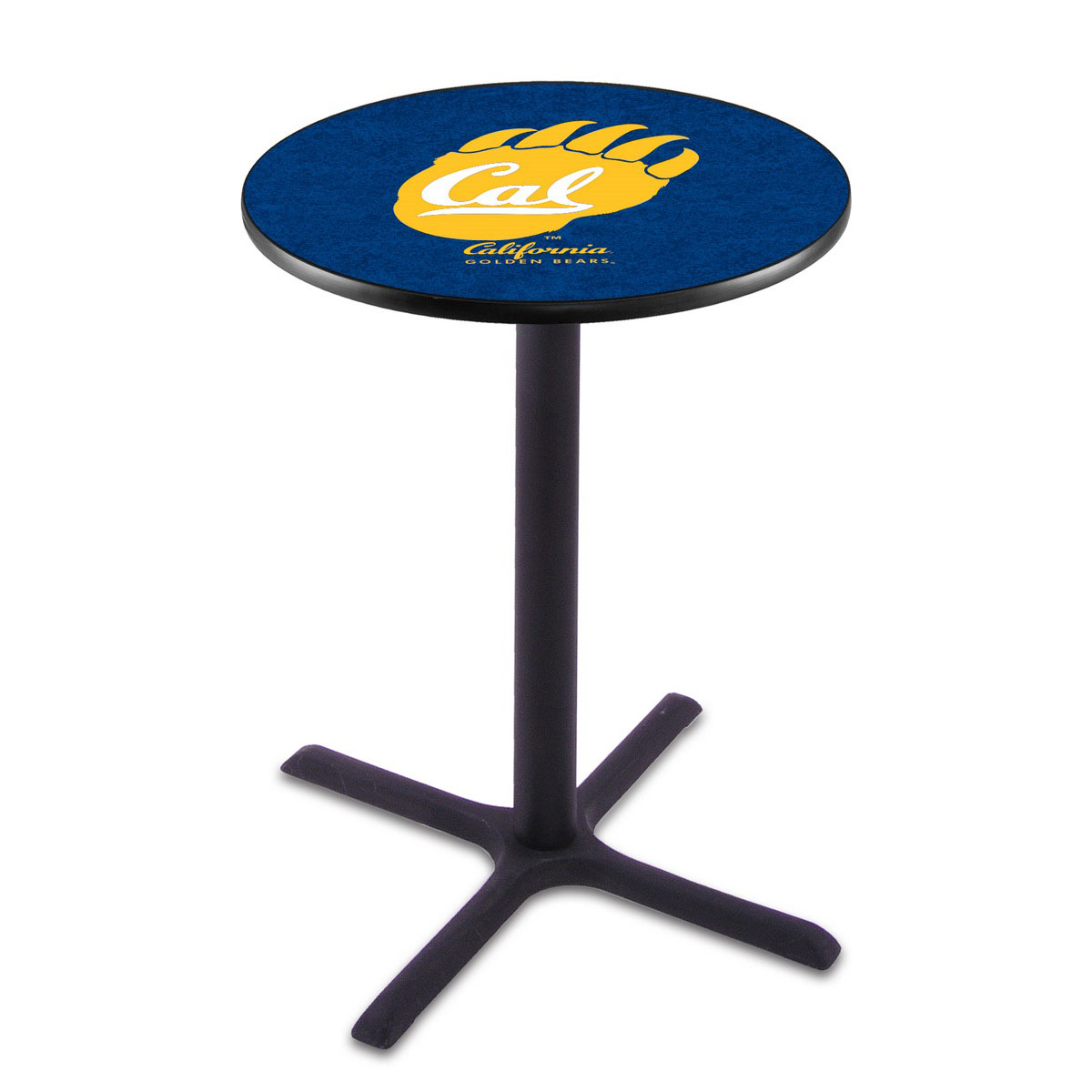 Cal Black Wrinkle Pub Table