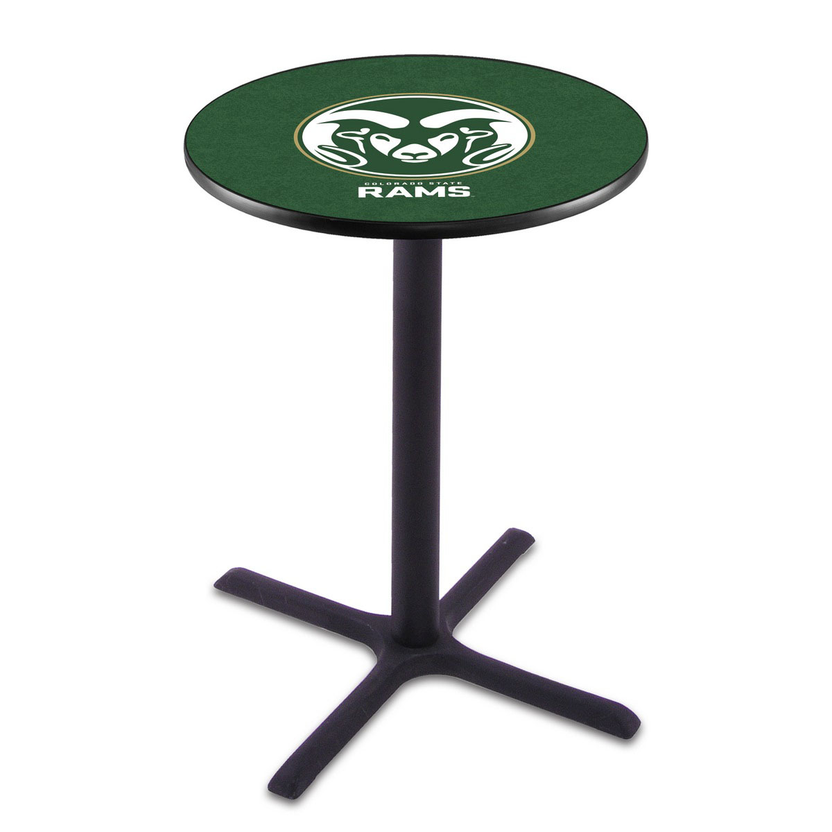 Colorado State Black Wrinkle Pub Table