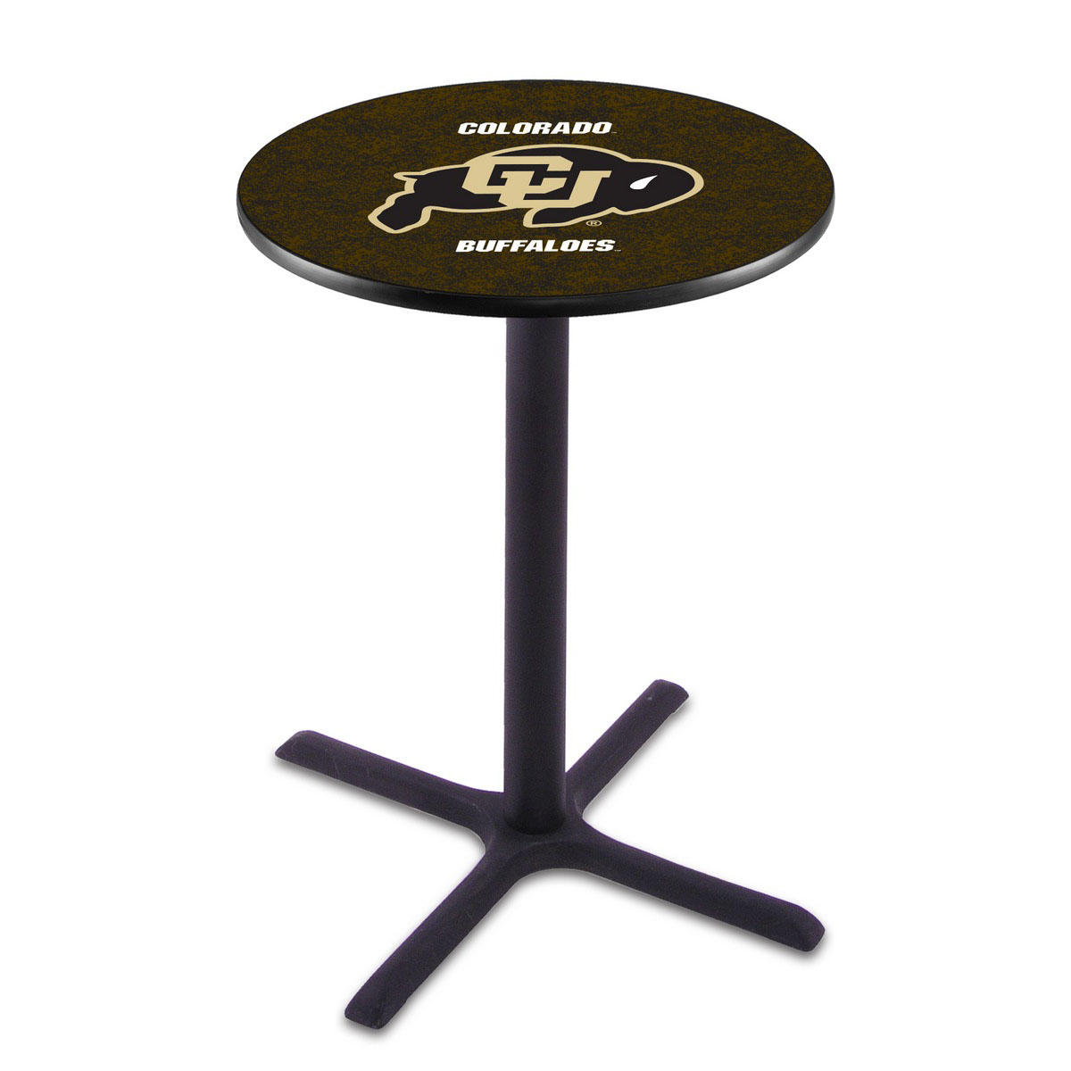 Colorado Black Wrinkle Pub Table