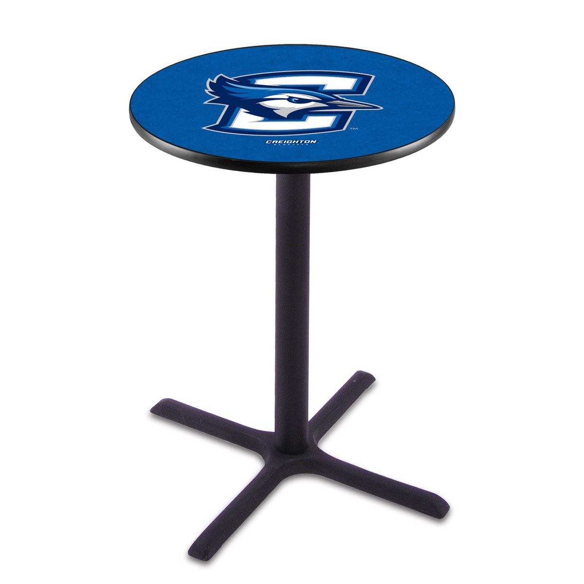 Creighton Black Wrinkle Pub Table
