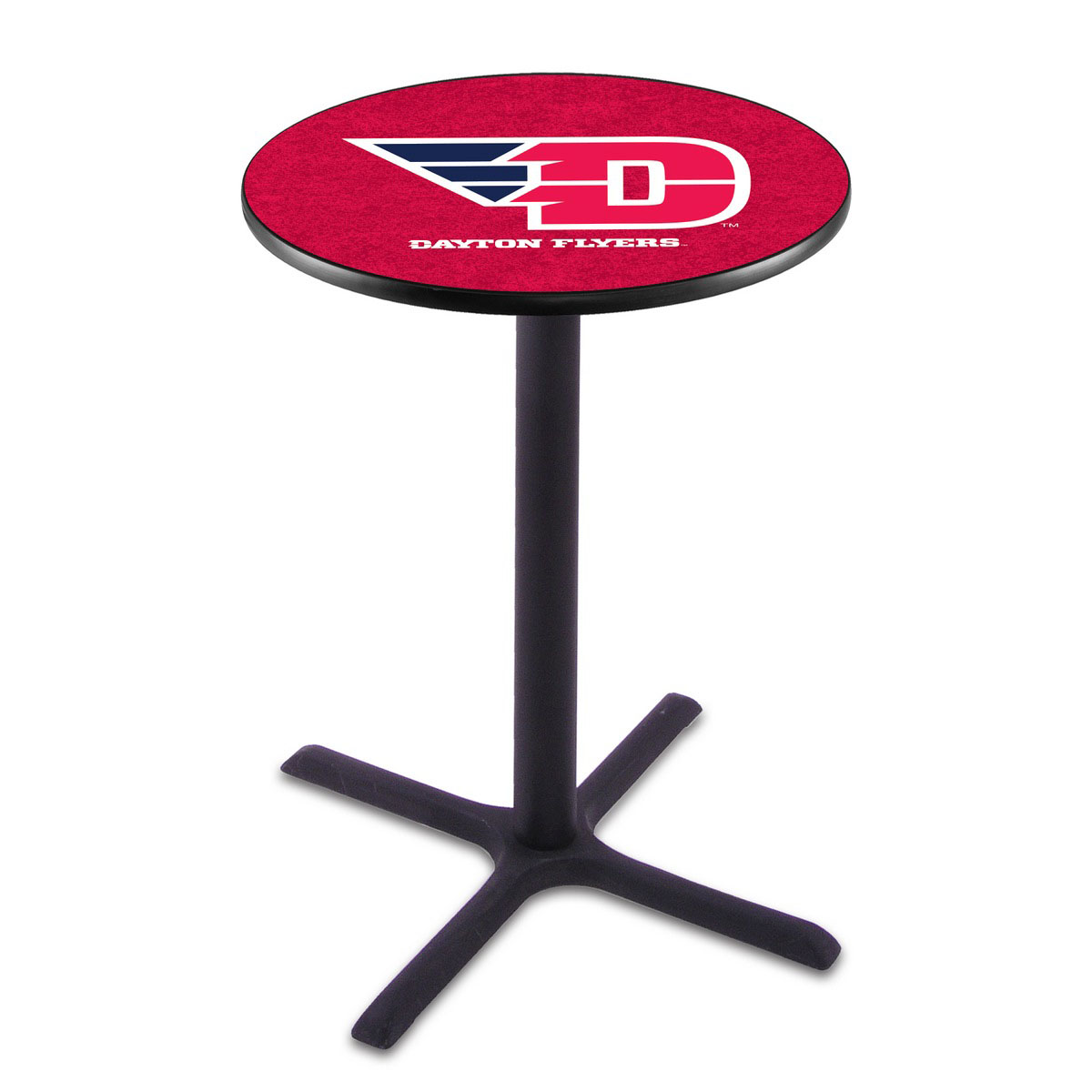 University of Dayton Black Wrinkle Pub Table