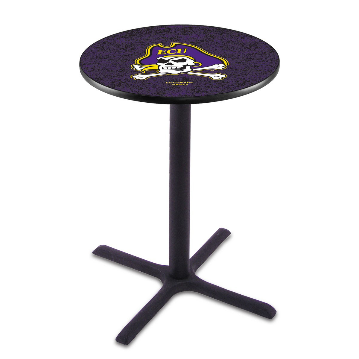 East Carolina Black Wrinkle Pub Table