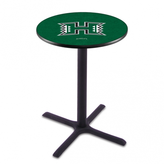 Hawaii Black Wrinkle Pub Table