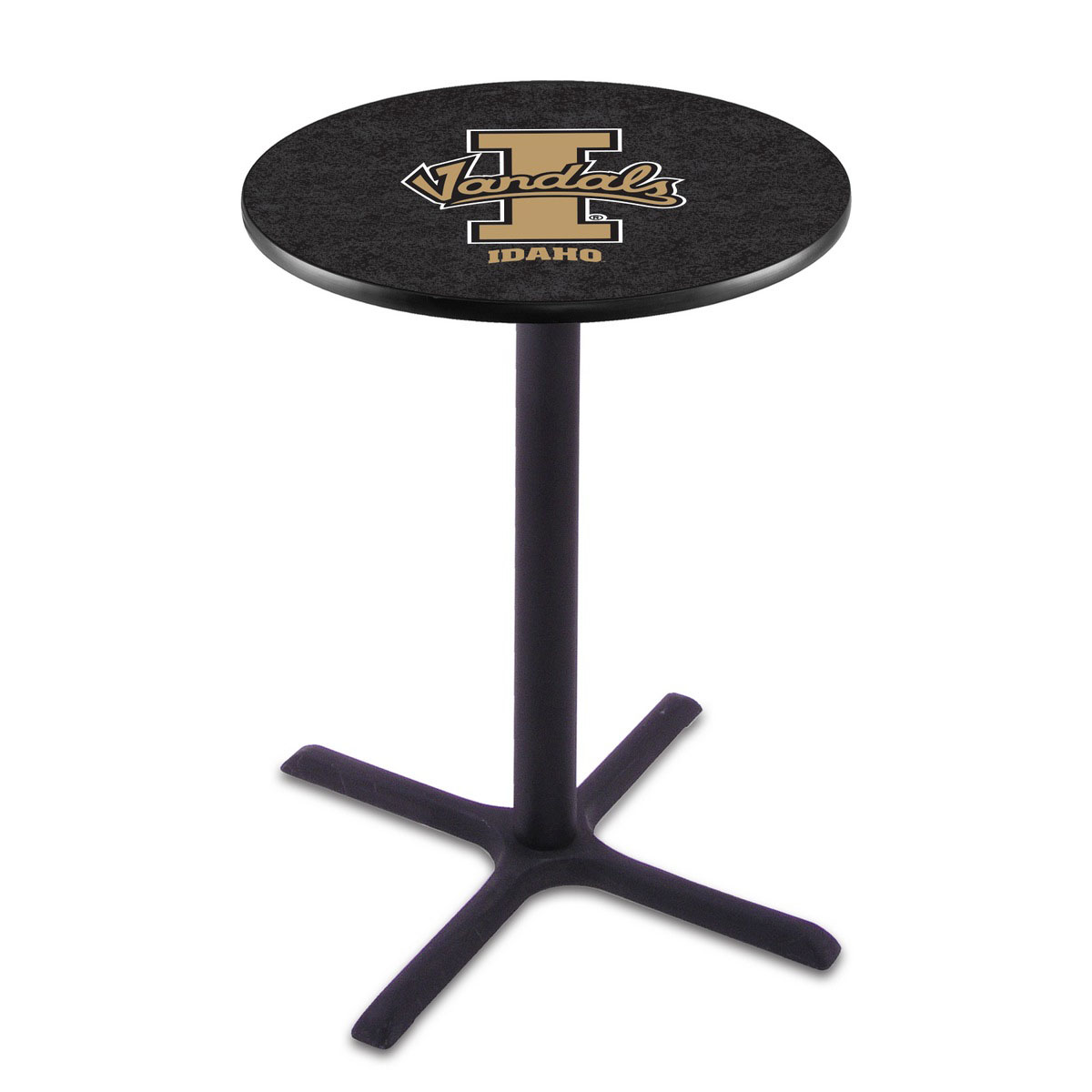 Idaho Black Wrinkle Pub Table