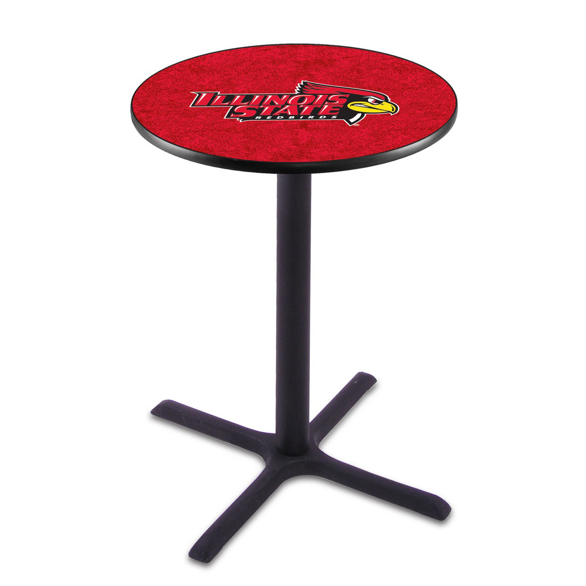 Illinois State Black Wrinkle Pub Table
