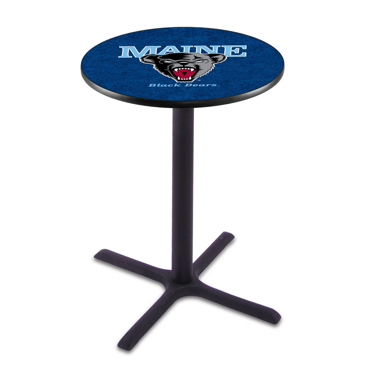 Maine Black Wrinkle Pub Table