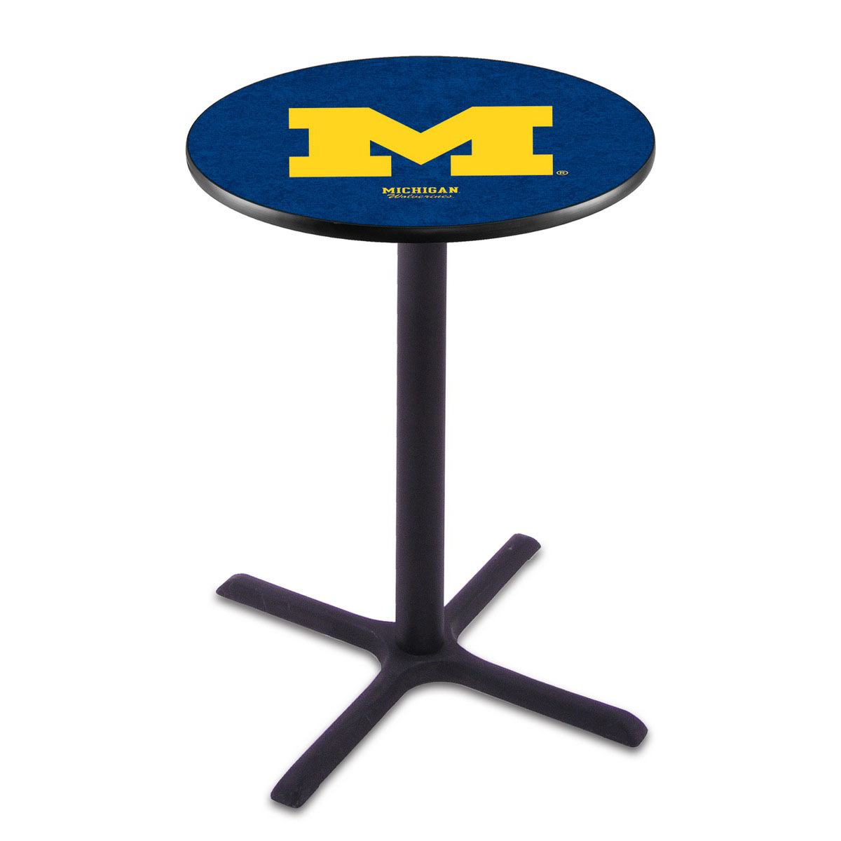Michigan Black Wrinkle Pub Table