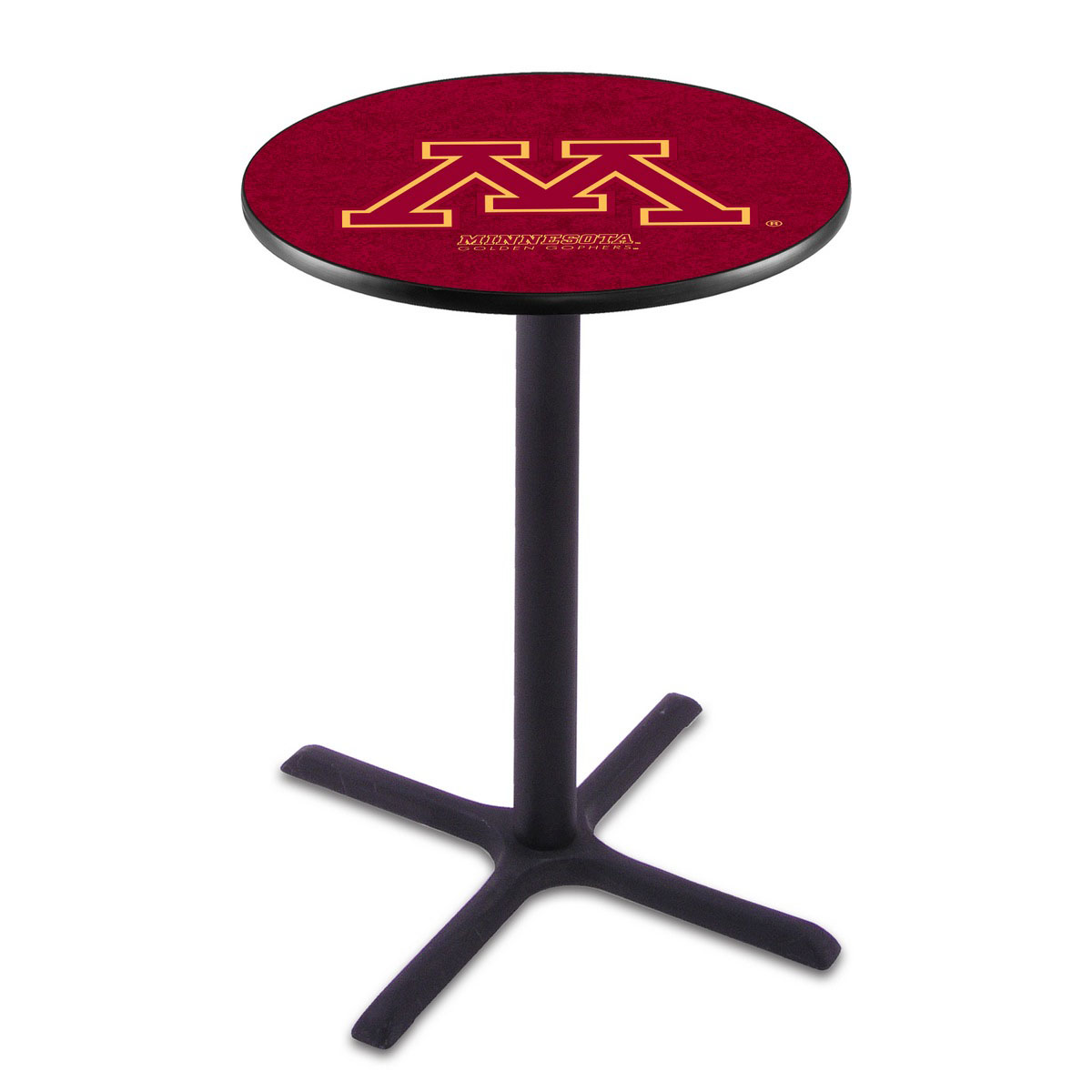 Minnesota Black Wrinkle Pub Table