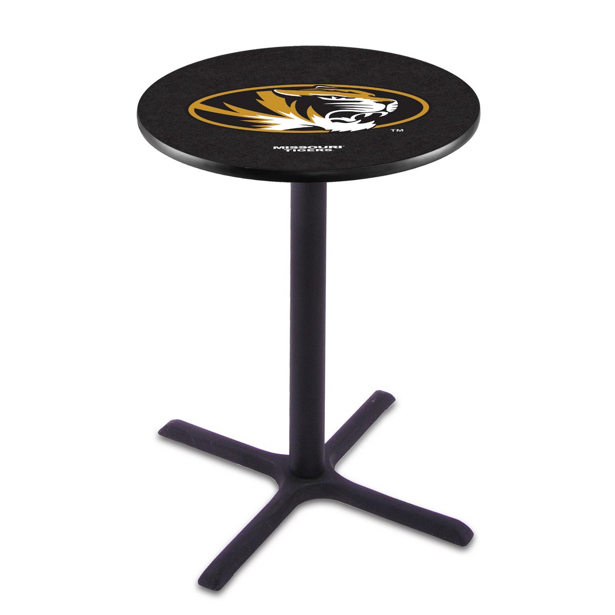 Missouri Black Wrinkle Pub Table