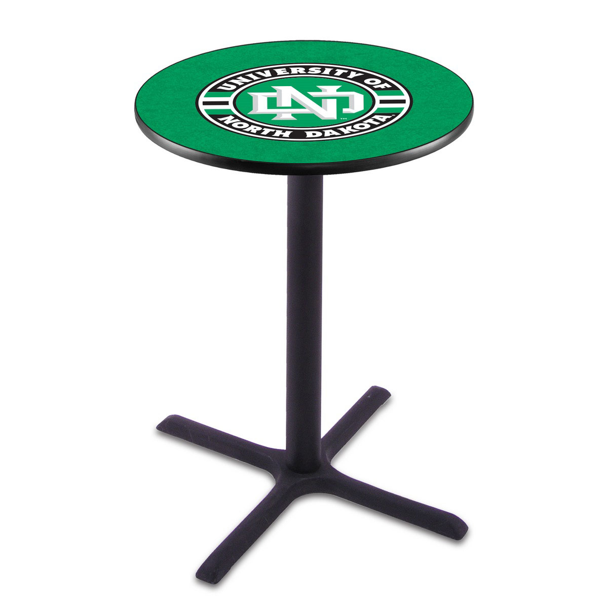 North Dakota Black Wrinkle Pub Table