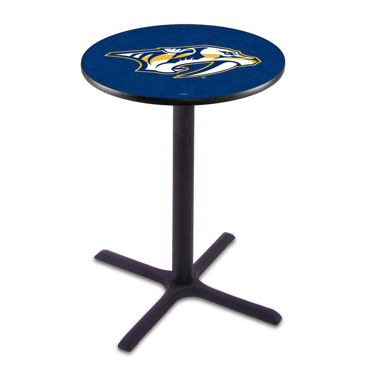 Nashville Predators Black Wrinkle Pub Table
