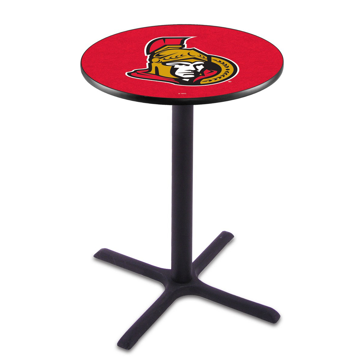 Ottawa Senators Black Wrinkle Pub Table