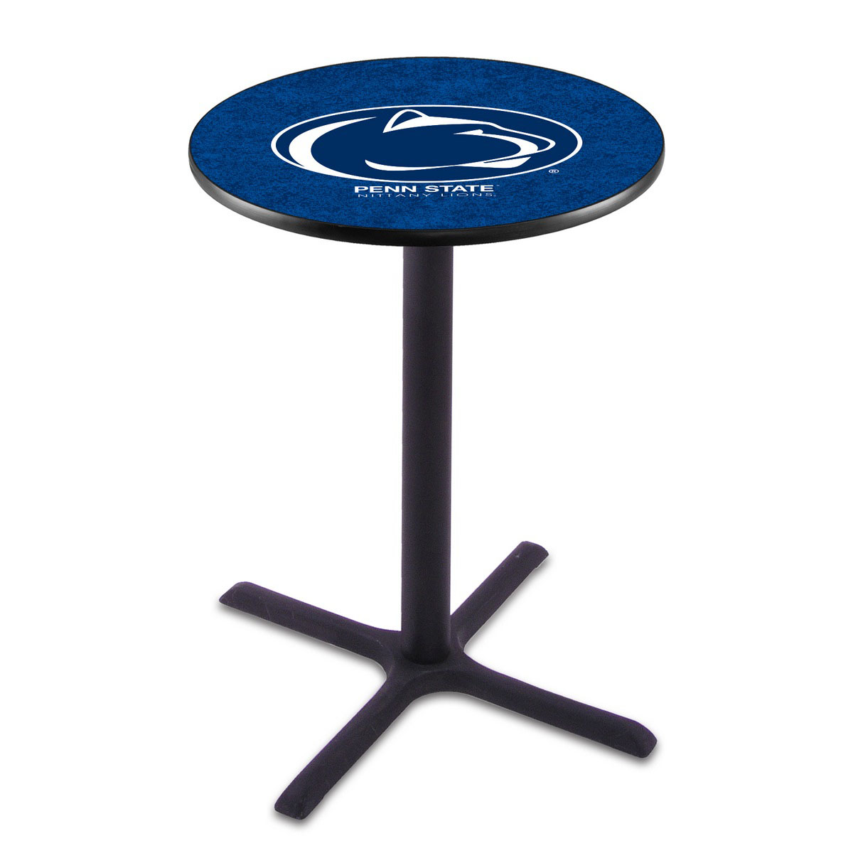Penn State Black Wrinkle Pub Table