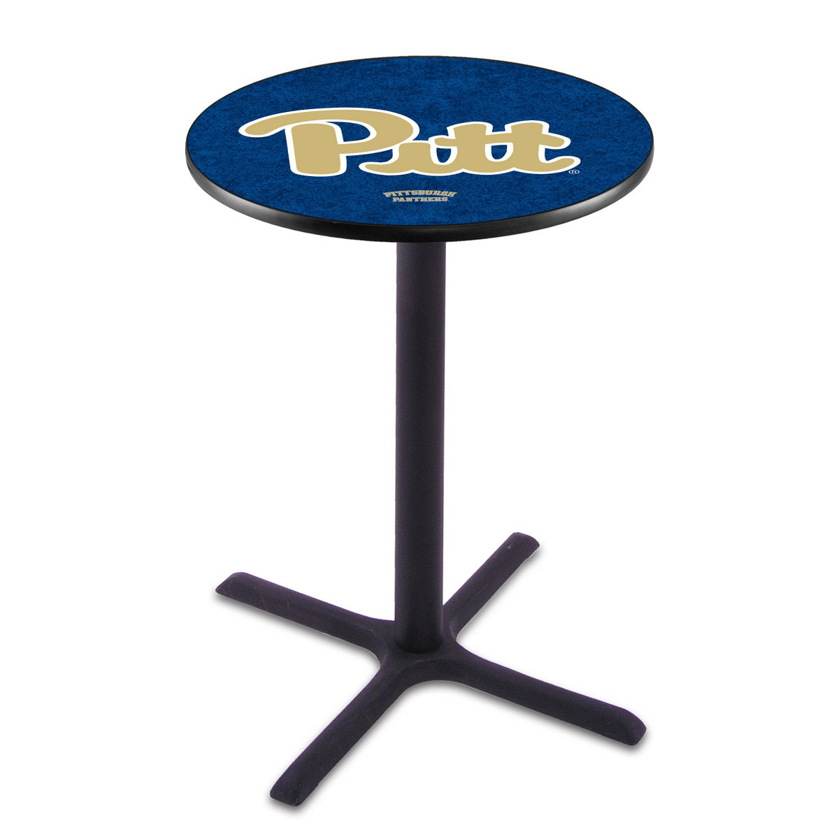 Pitt Black Wrinkle Pub Table