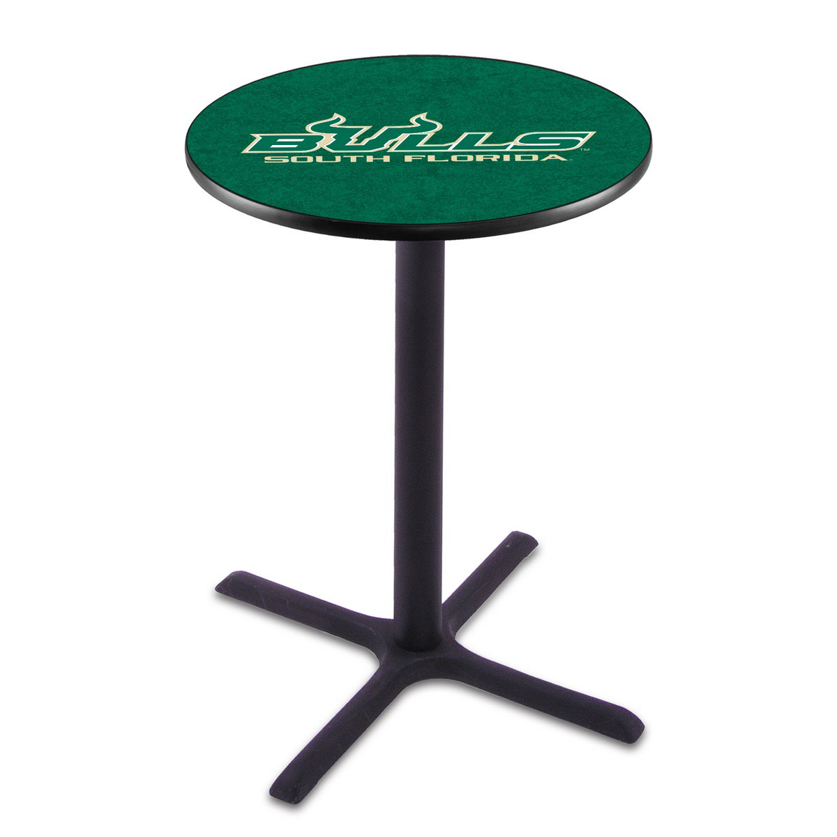 South Florida Black Wrinkle Pub Table