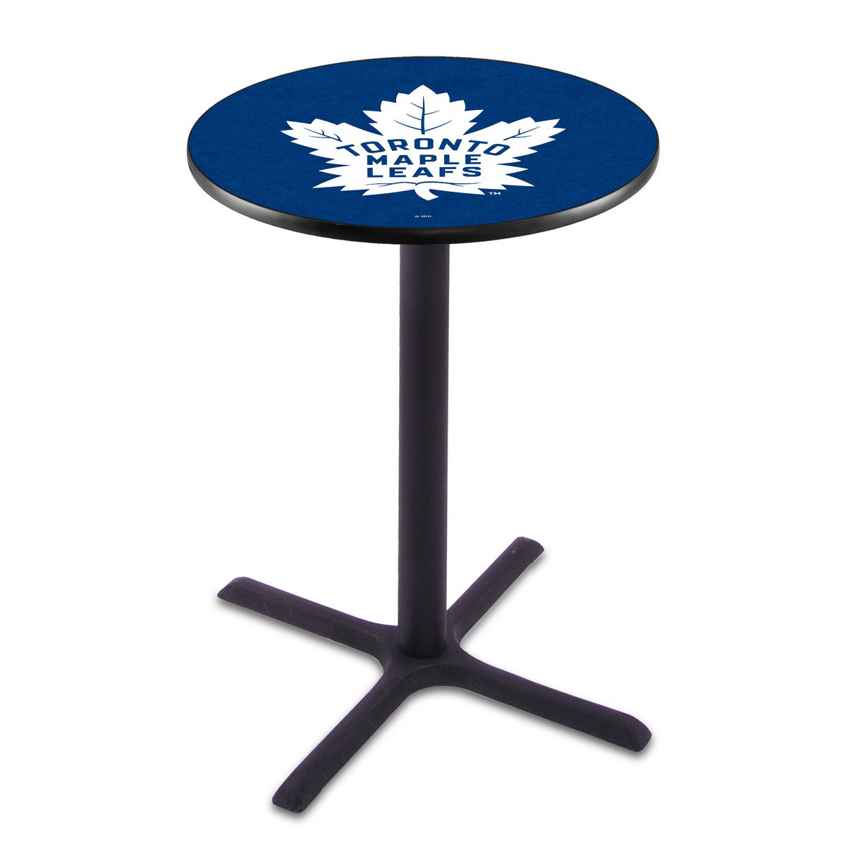 Toronto Maple Leafs Black Wrinkle Pub Table