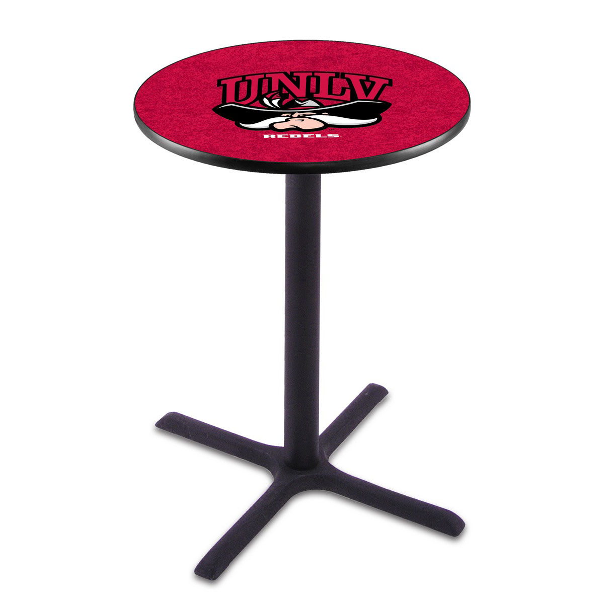 UNLV Black Wrinkle Pub Table