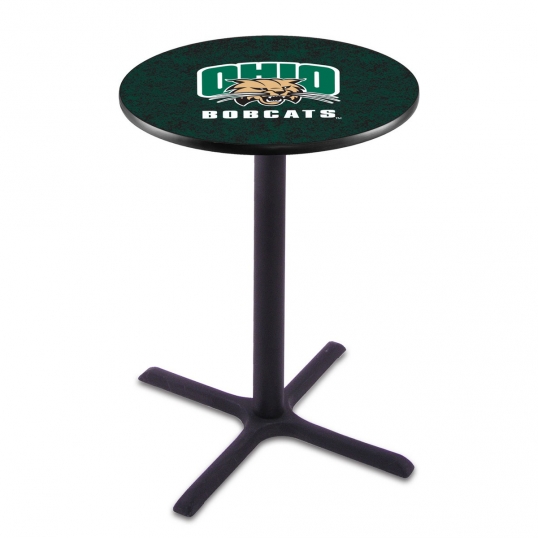 Ohio University Black Wrinkle Pub Table