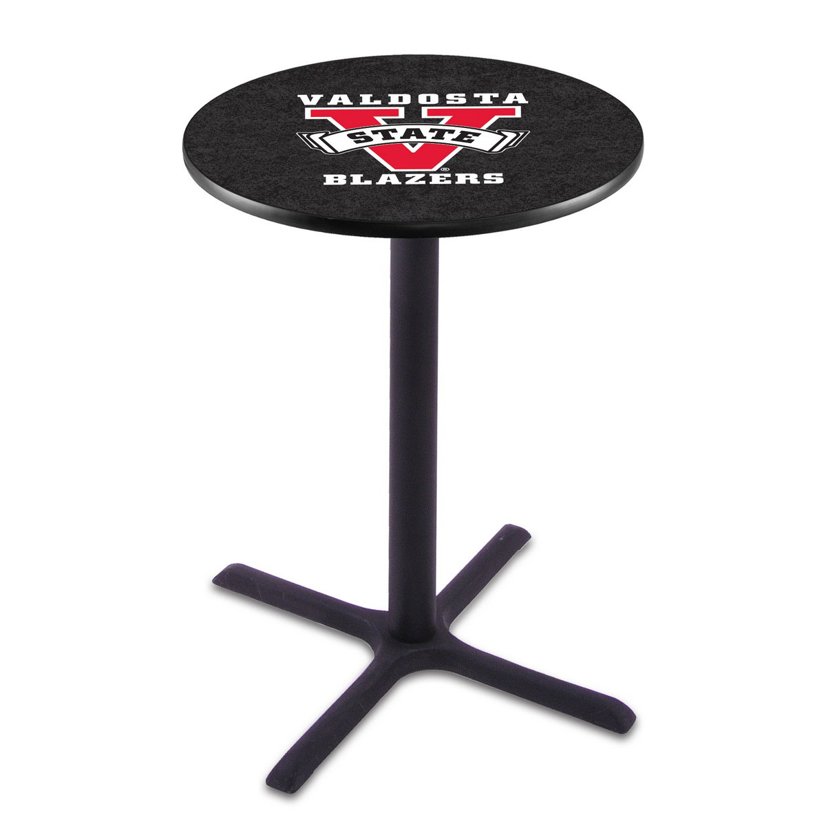 Valdosta State Black Wrinkle Pub Table