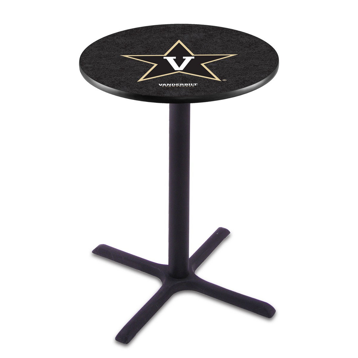 Vanderbilt Black Wrinkle Pub Table