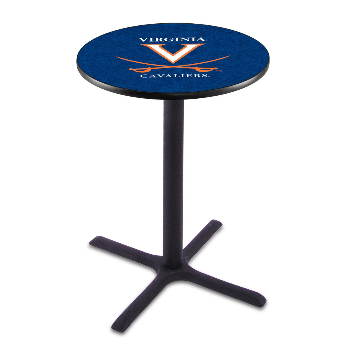 Virginia Black Wrinkle Pub Table