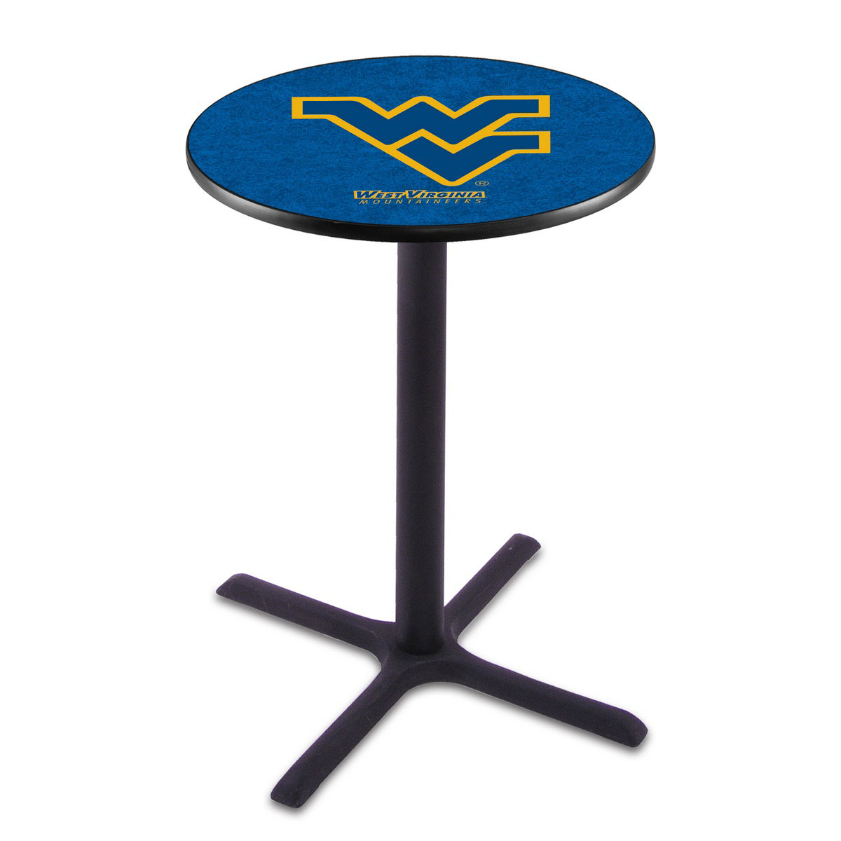West Virginia Black Wrinkle Pub Table