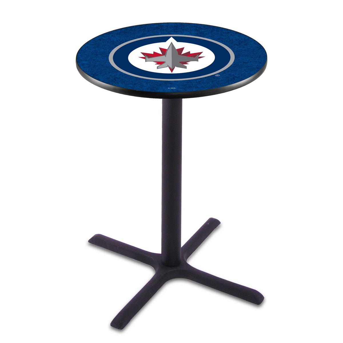 Winnipeg Jets Black Wrinkle Pub Table