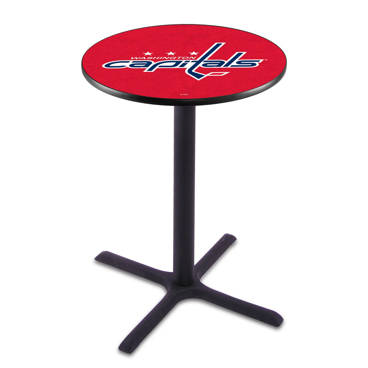 Washington Capitals Black Wrinkle Pub Table