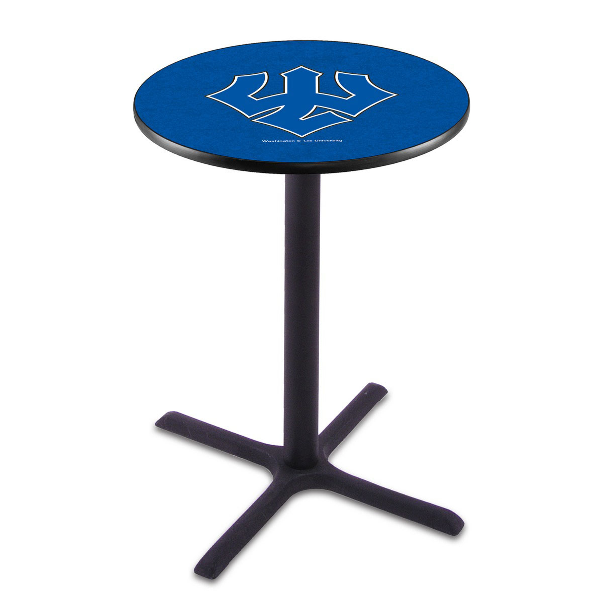 Washington & Lee Black Wrinkle Pub Table