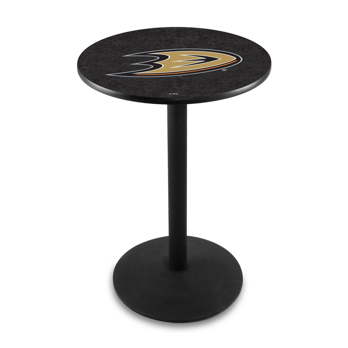 Anaheim Ducks Logo Pub Bar Table with Round Stand
