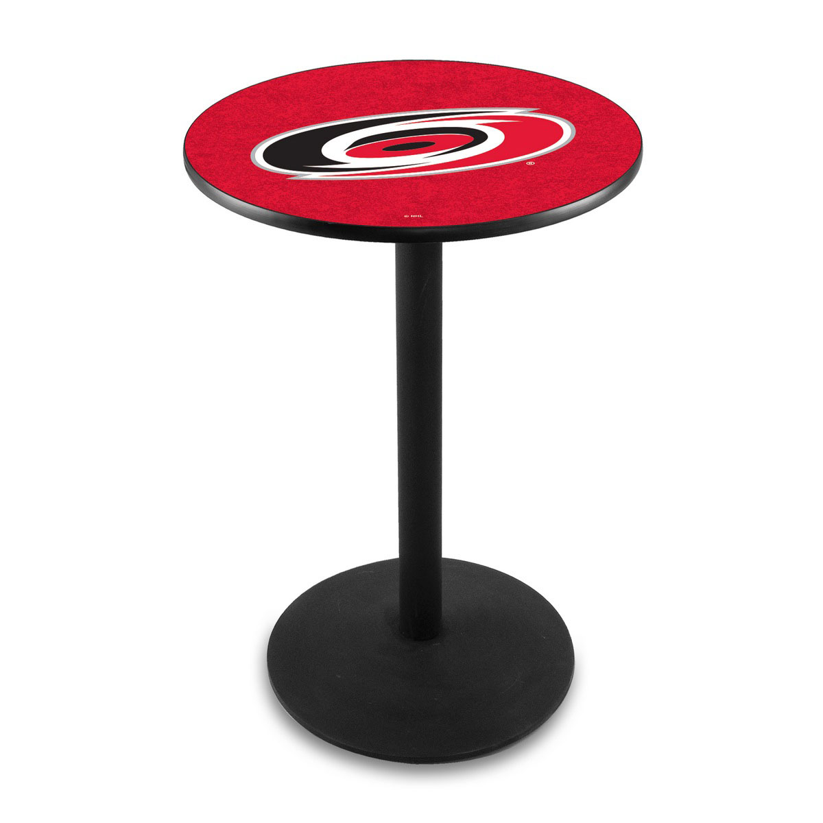 Carolina Hurricanes Logo Pub Bar Table with Round Stand