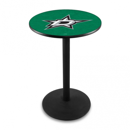 Dallas Stars Logo Pub Bar Table with Round Stand