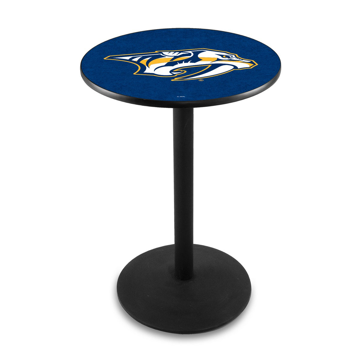 Nashville Predators Logo Pub Bar Table with Round Stand