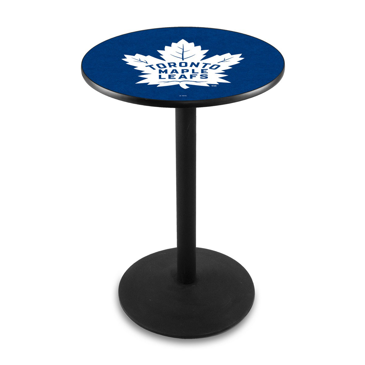 Toronto Maple Leafs Logo Pub Bar Table with Round Stand