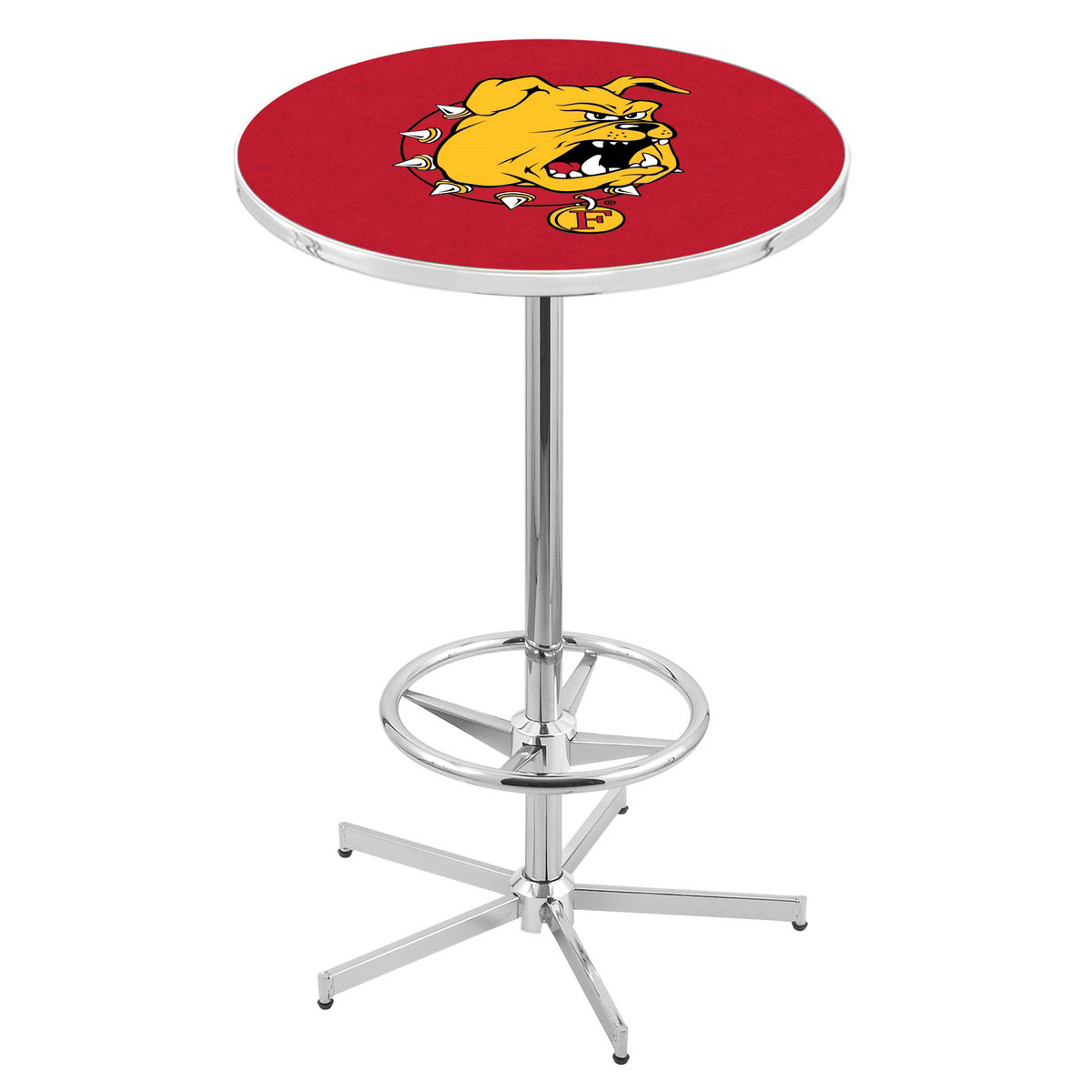 inch Chrome Ferris State Pub Table