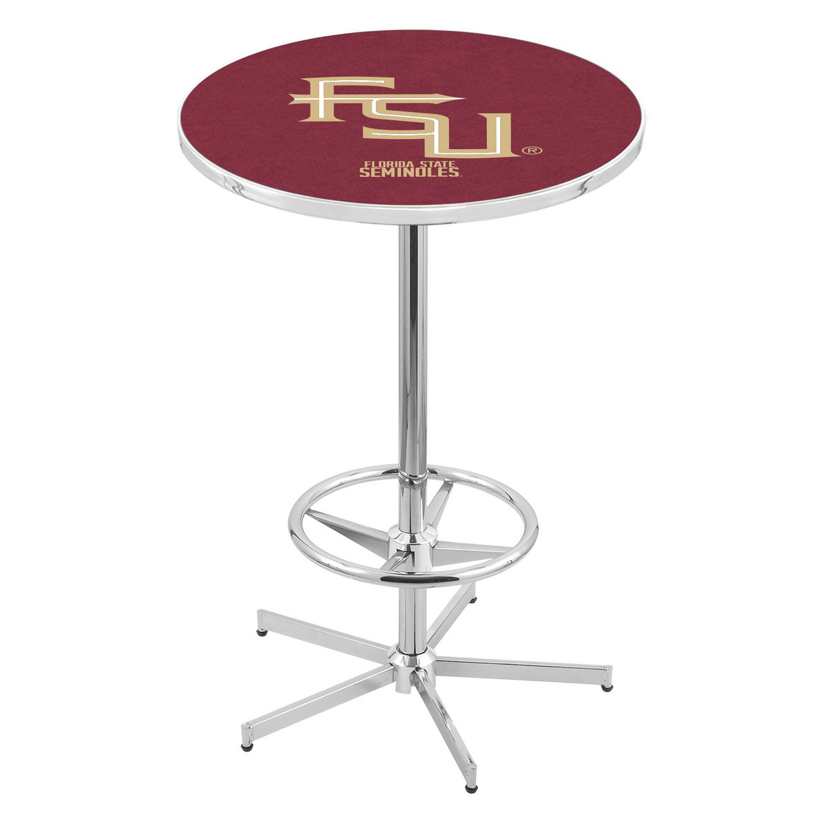 inch Chrome Florida State (Script) Pub Table