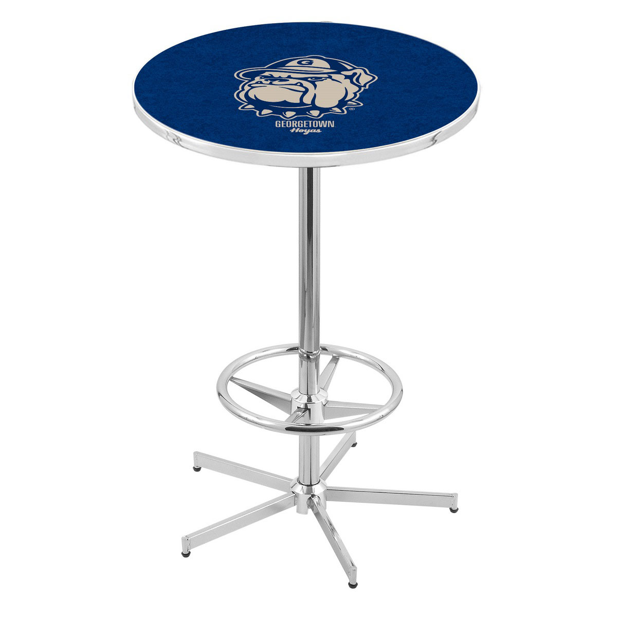 inch Chrome Georgetown Pub Table