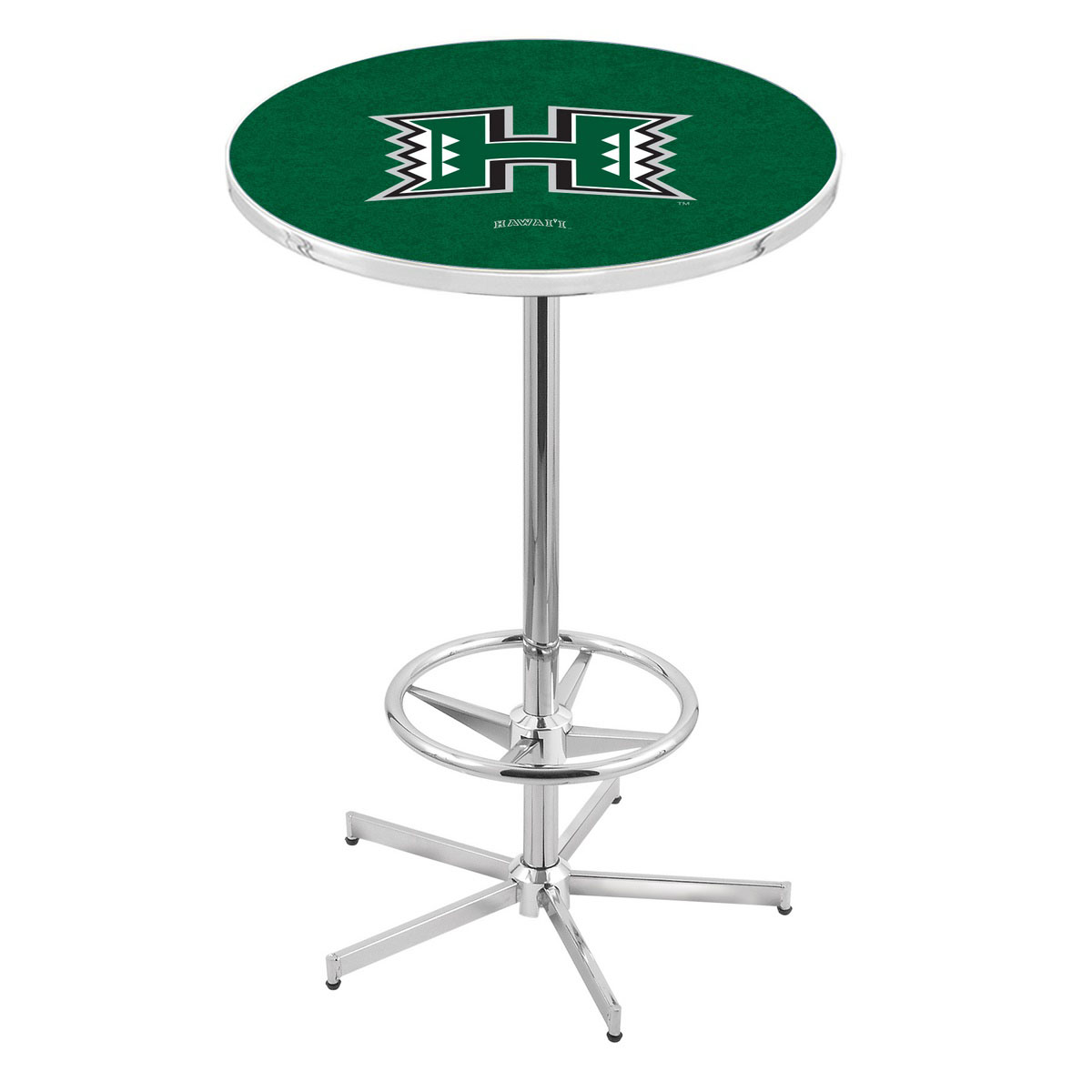 inch Chrome Hawaii Pub Table