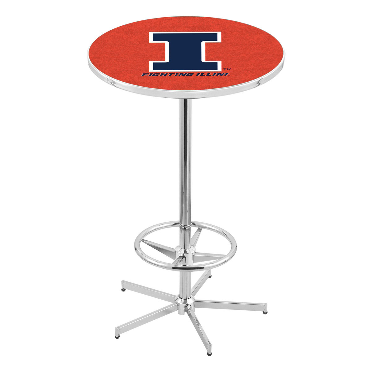 inch Chrome Illinois Pub Table