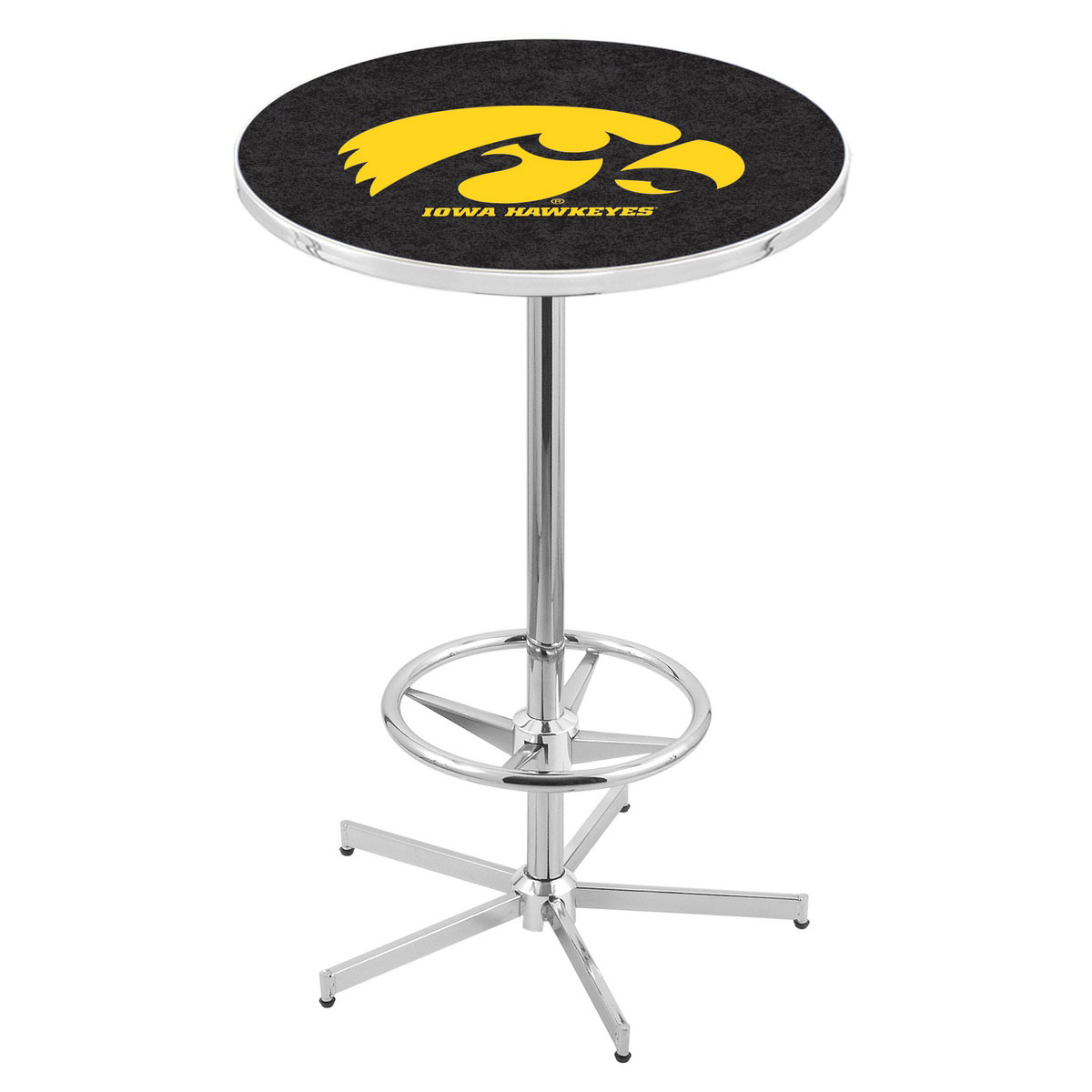 inch Chrome Iowa Pub Table